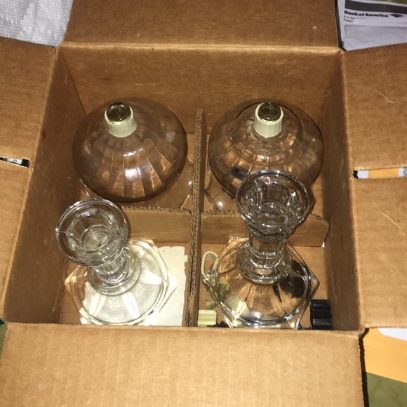 Accents Crystal Glass Tea Light Candle Holders Poshmark